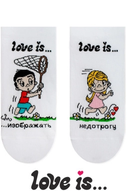 Носки жен,б1163,732(белый,бел,,...изображать недотрогу), (23)