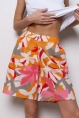 Шорты жен,45097,1f-093(мультиколор,оранж,зел,абстракция), (42-170)