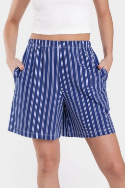 Шорты жен,s6605,s7625,s6605,s7625/15(синий в полоску,син,,бел полос), (42-170,176)
