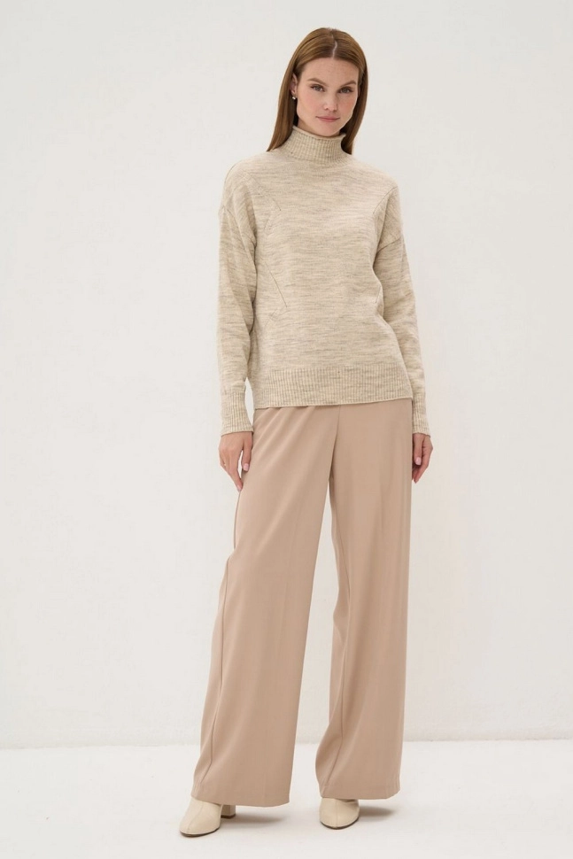 Джемпер жен,5242-41384,-(св.бежевый,бежмел,,), (46-48-158,164)