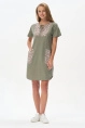 Платье жен,n0310,n0310-m72.6s04(оливковый,зелмел,,бел орнамент), (46-164)
