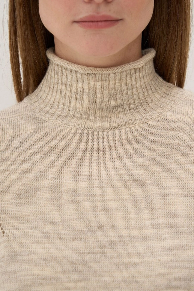 Джемпер жен,5242-41384,-(св.бежевый,бежмел,,), (46-48-158,164)