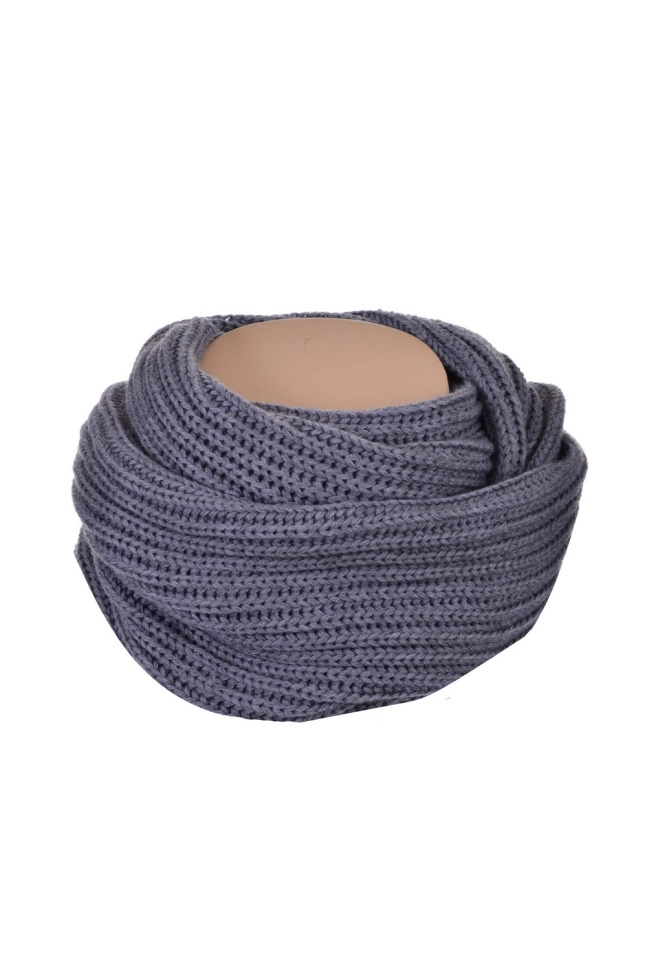 Шарф жен,с4031,0с2248(ртутный 8M0003 ALICE 2/28,сермел,,меринос спецзаказ), (48х36)