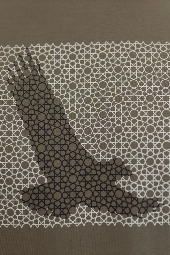 Джемпер муж,267604,5с4978(хаки,зел-т,,птица), (46-182,188)