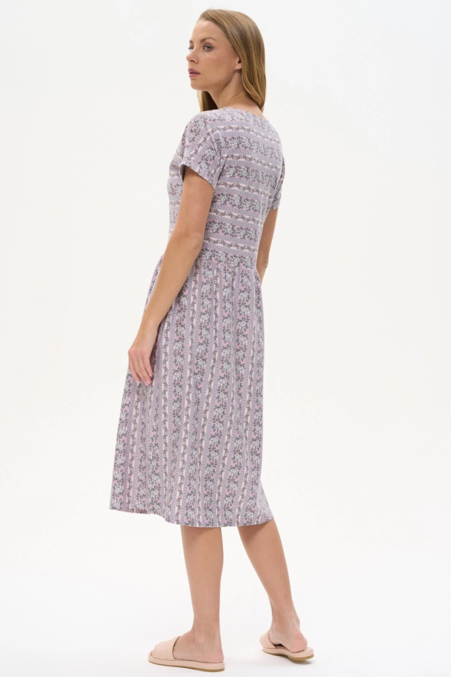 Платье жен,n2415,n2415-f31.5s03(розовый,роз,,бел цветочки), (44-164)