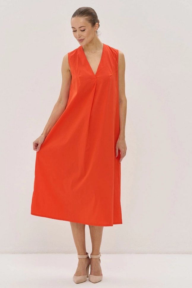 Платье жен,5241-3793,-(апельсиновая корочка,оранж,,), (46-158,164)