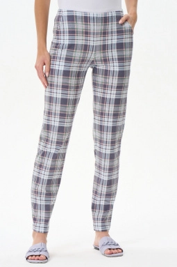 Брюки жен,b0162,b0162-c90.4s03(серый,сер-т,,бел клетка), (46-164)