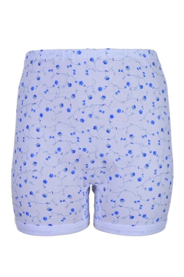 Панталоны жен,р000023,-(васильковые мелкие цветы,бел,,васил цветы), (70)