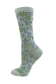 Носки жен,б1140,507(травяной,зел,-,син цветы), (25)