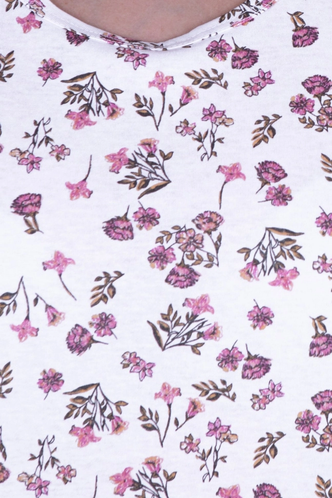 Сорочка ноч жен,в306235,р300030,-(нежноцвет,бел,,розов цв), (48-158,164)