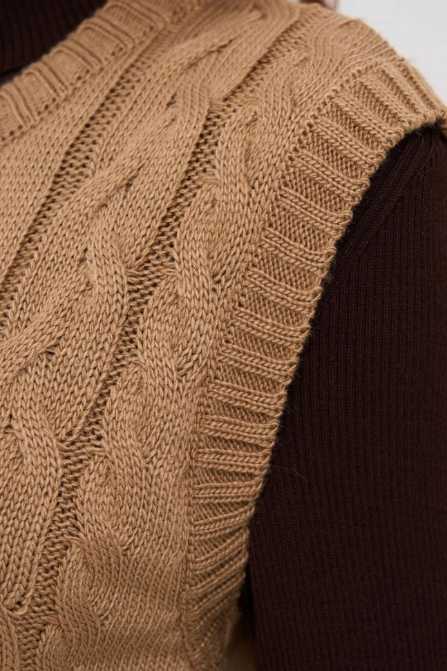 Жилет жен,by222-14055,-(карамельный кофе,беж,,), (48-158,164)