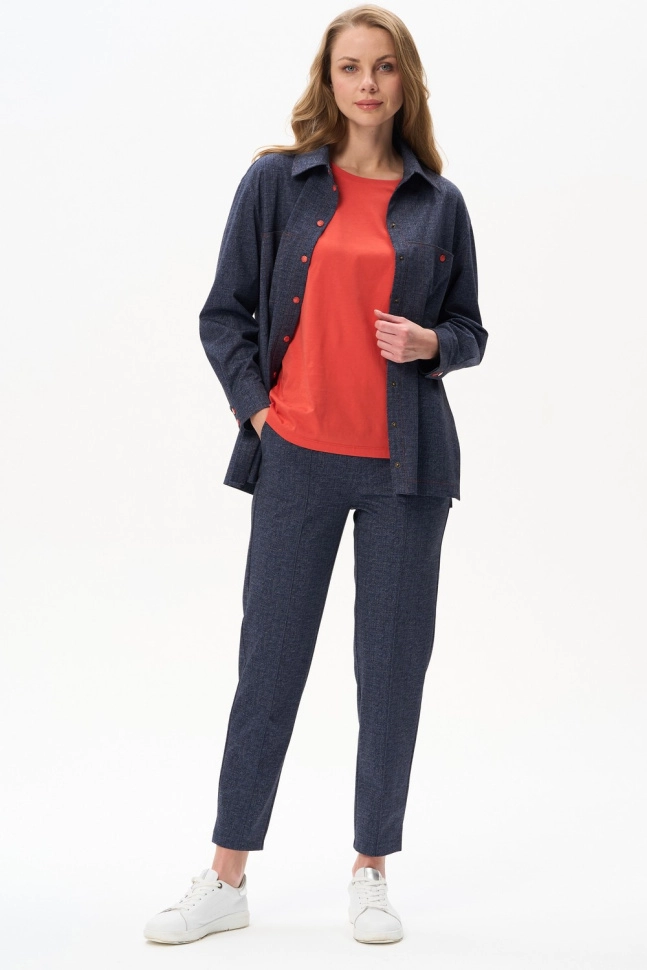 Жакет жен,j1240,j1240-d50.6s03(синий,синмел,,красн кнопки), (44-164)