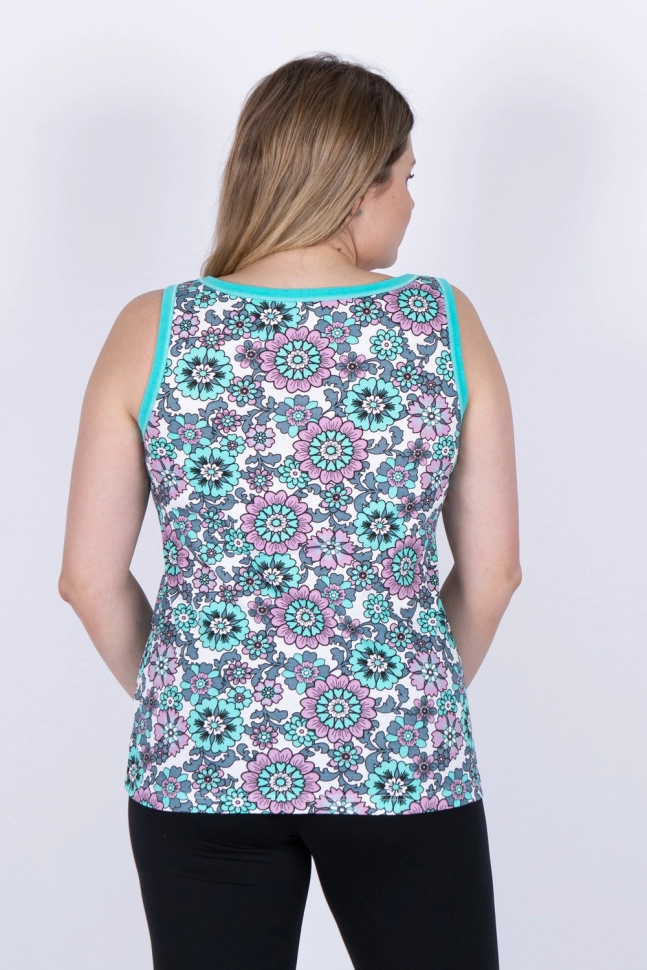 Майка жен,в106231,-(русские самоцветы розовые,зел,,русские самоцветы розовые), (50-170,176)