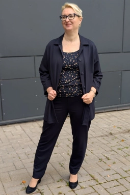 Жакет жен,f1040,f1040-o59.3f02(тёмно-синий,син-т,,), (44-164)