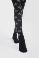 Колготки дев,21708k,20708k,1314(черный,чер,,люрекс короны), (150,152-21-22)