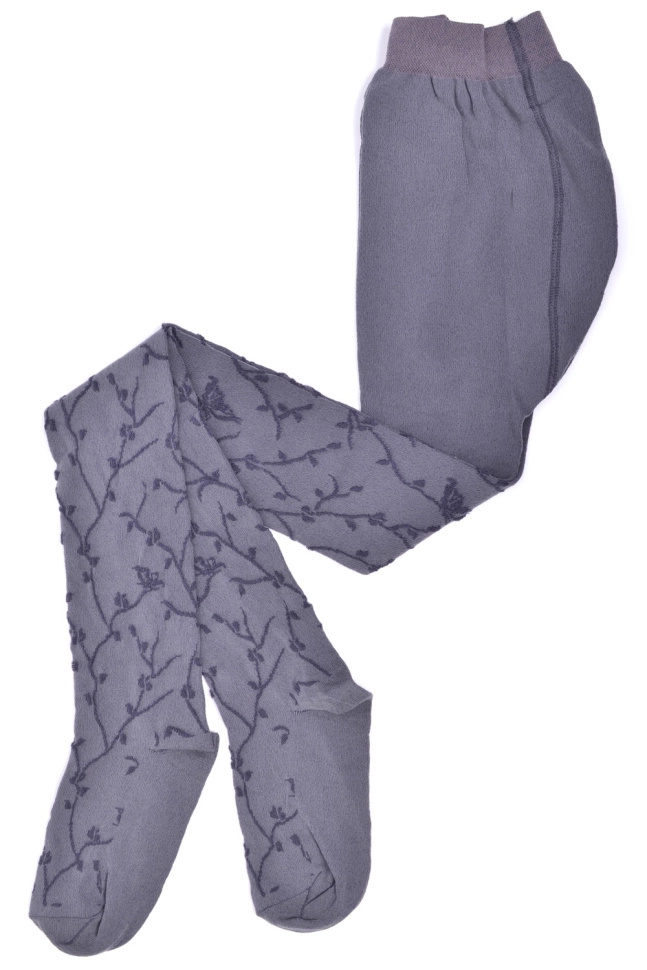 Колготки дев,с463,-(темно-серый,сер-т,-,рис ассорти)сер-грей, (122,128-19-20)