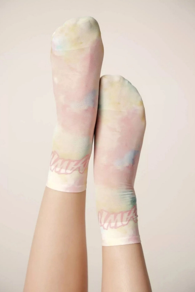 Носки жен,18с-76сп,248(,зел-св,,омбре), (23-25)