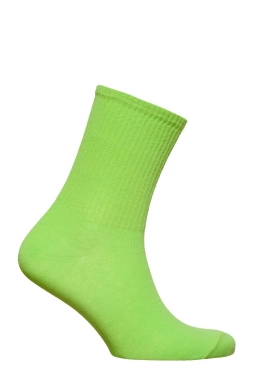 Носки жен,с1556,-(неон-салатовый,салат,,), (25-27)
