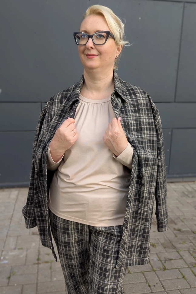 Джемпер жен,а1302,а13020400(св.бежевый,беж,-,), (48-158,164)