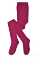 Колготки дев,с662,-(бордовый,бордо,,ромбы зигзаги полосы), (134,140-20-21)
