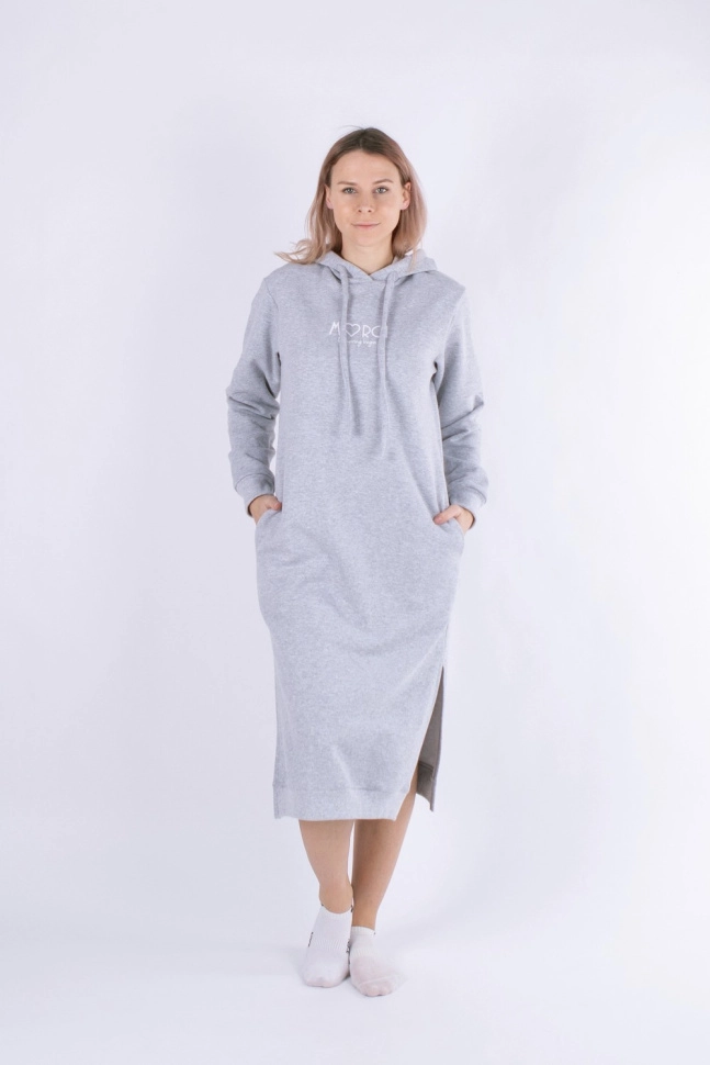 Платье жен,в726122,-(меланж,сермел,,), (44-158,164)