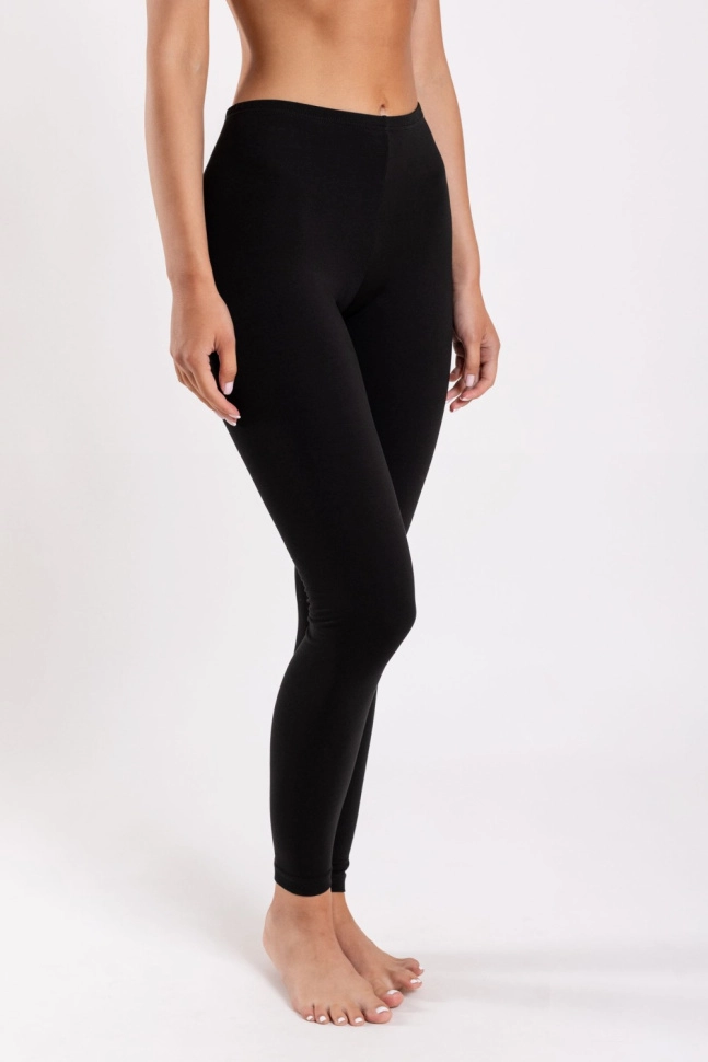 Легинсы жен,s6658,s6658/93(чёрный,чер,,235гр с подчёсом), (46-170)