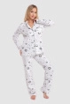 Пижама жен,s5422,s5404,s5404/33(молочный с рис. 3317,молоч,,созвездия на молочном), (44-170)