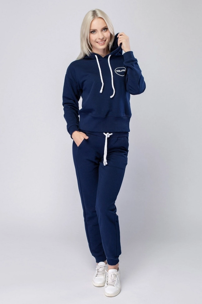 Джемпер жен,s6509,s6509/2(тёмно-синий,син-т,,принт SF), (46-170,176)