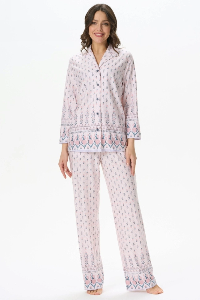 Пижама жен,p0305,p0305-f31.3f01(розовый,роз-св,,цветочный купон), (46-164)