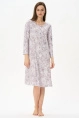 Сорочка ноч жен,s1550,s1550-p18.3f11(бежево-розовый,беж,,цветы), (46-164)