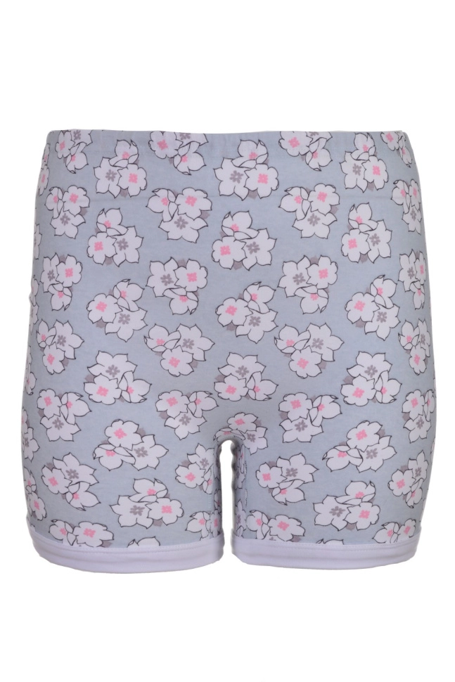 Панталоны жен,в007005,-(воздух в цветах,сер-св,,бел цветы), (60)