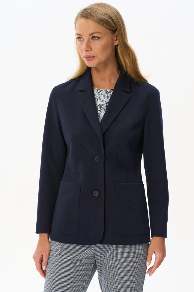 Жакет жен,j0080,j0080-o59.4f02(тёмно-синий,син-т,,), (48-164)