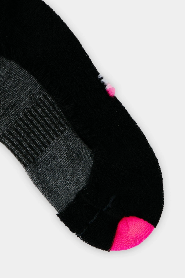 Носки жен,25338c,1010(серый меланж,сермел,чер,), (23-25)