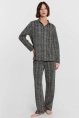 Пижама жен,592462,24-29870пп-0(змеиный принт,сер,чер,), (56-164,170)
