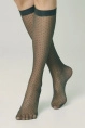 Гольфы жен,21с-149сп,perla(grafit,сер-т,,ромбики с точками), (23-25)