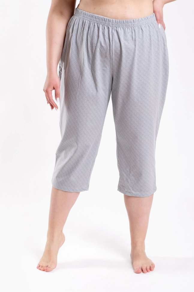 Бриджи жен,s9031,s9031/19(пье-де-пуль,сер,,пье-де-пуль 2234a/v09), (46-170)