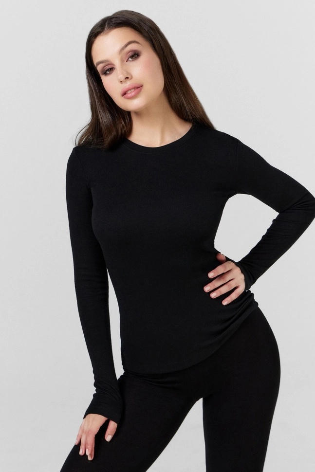 Фуфайка жен,722217,24-26482ц-5(черный,чер,,), (42-170)