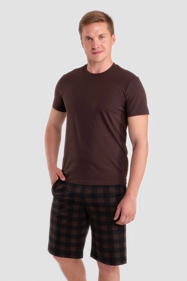 Комплект муж,s7806,s7806/29(горький шоколад комб.,корич,чер,шоколадный баритон  2096 А/ V10), (48-182,188)