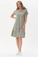 Платье жен,n3052,n3052-m72.5f09(оливковый,зел,,растительная графика), (46-164)