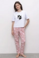 Брюки жен,50018,2h-041(пудровый,роз-св,,собачки), (42-170)